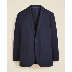 J. Crew Men's 40L Ludlow Slim-fit Suit Jacket in Italian Wool Navy Blue Blazer